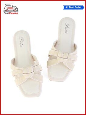 ✨Putu Women's Flat Sandals Crisscross Strap Slide Sandals For Vacation